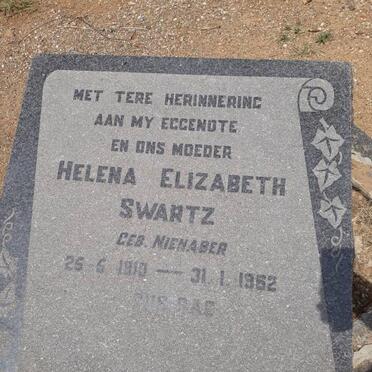 SWARTZ Helena Elizabeth nee NIENABER 1910-1962