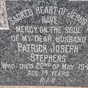 STEPHENS Patrick Joseph -1949