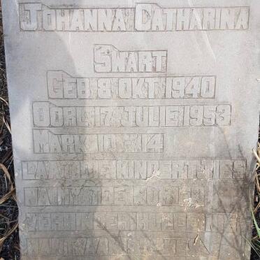 SWART Johanna Catharina 1940-1953