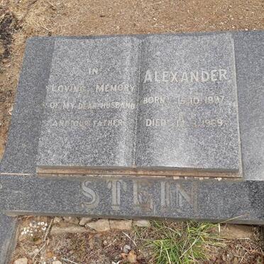 STEIN Alexander 1887-1969