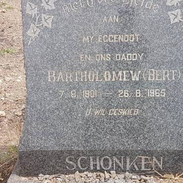 SCHONKEN Bartholomew 1901-1965