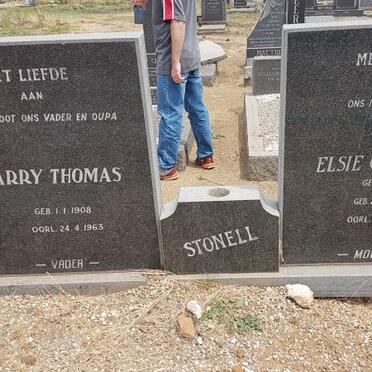 STONELL Harry Thomas 1908-1963 &amp; Elsie Catherine THERON 1915-