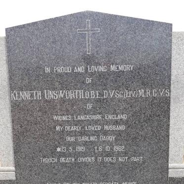 UNSWORTH Kenneth 1919-1962