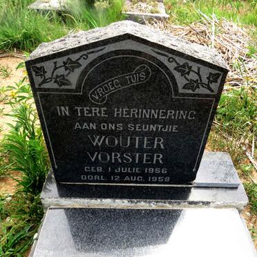 VORSTER Wouter 1956-1958