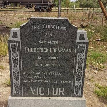 VICTOR Frederick Coenraad 1897-1966