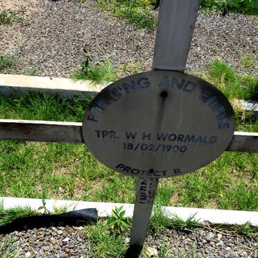 WORMALD W.H. -1900