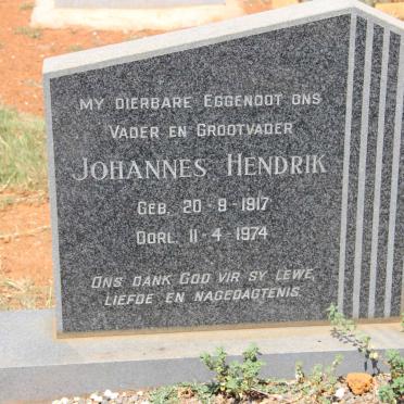 CRO? Johannes Hendrik 1917-1974