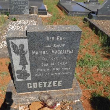 COETZEE Martha Magdalena 1951-1951