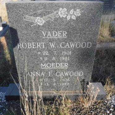 CAWOOD Robert W. 1901-1981 &amp; Anna F. 1906-1992