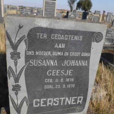 GERSTNER Susanna Johanna Geesje 1878-1970