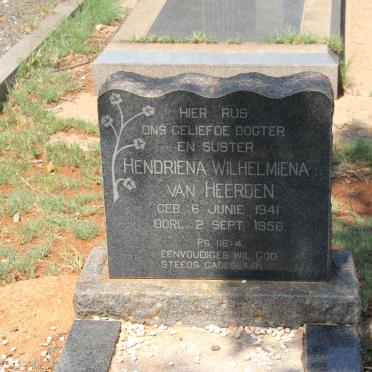 HEERDEN Hendriena Wilhelmiena, van 1941-1956
