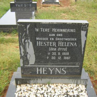 HEYNS Hester Helena nee OTTO 1908-1987