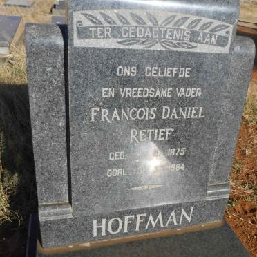 HOFFMAN Francois Daniel Retief 1875-1964