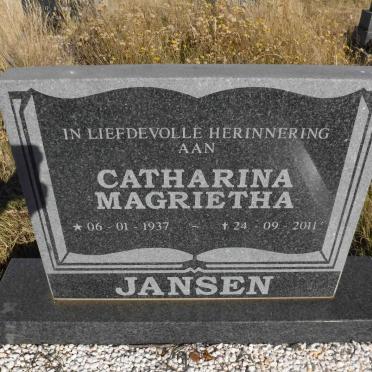 JANSEN Catharina  Magrietha 1937-2011