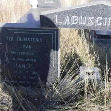 LABUSCHAGNE Jan F_ 1911 - 1981