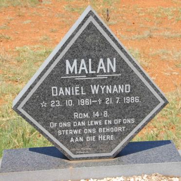 MALAN Daniel Wynand 1961-1986