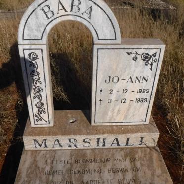 MARSHALL Jo-Ann 1989-1989