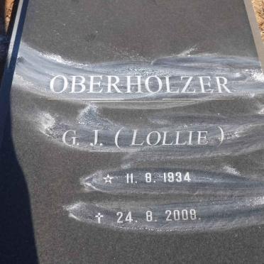 OBERHOLZER G.J. 1934-2008
