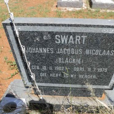 SWART Johannes Jacobus Nicolaas 1902-1979