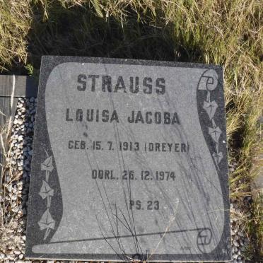 STRAUSS Louisa Jacoba nee DREYER 1913-1974