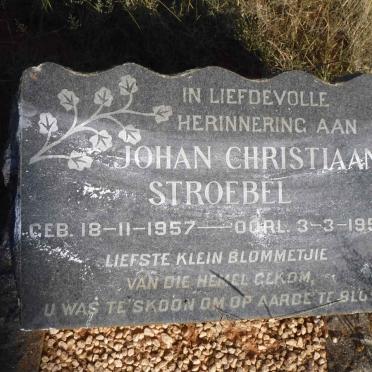STROEBEL Johan Christiaan 1957-1958