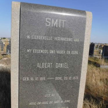SMIT Albert Daniel 1916-1973