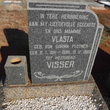 VISSER Vlasta nee VON DORNIK PLOTNER 1911-1960