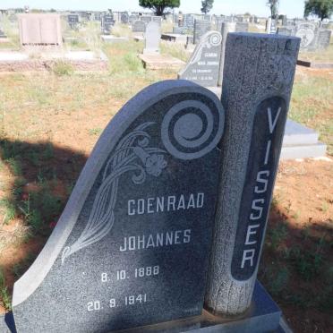 VISSER Coenraad Johannes 1888-1941