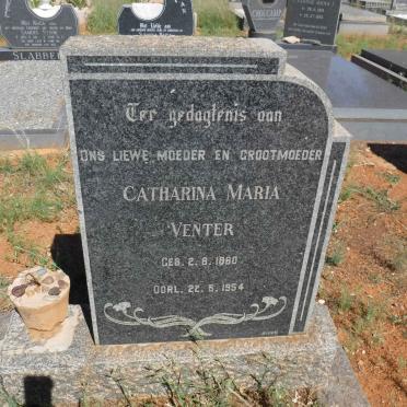 VENTER Catharina Maria 1880-1954