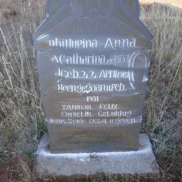 WAAL Phillupina Anna Catharina, de 1918-1931