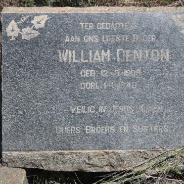 DENTON William 1909-1948