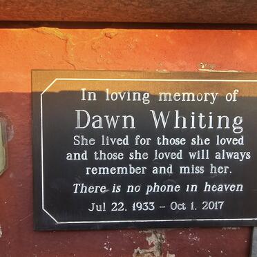 WHITING Dawn 1933-2017