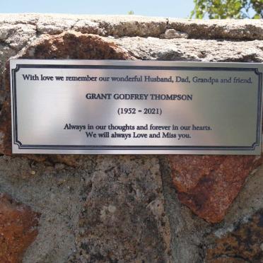 THOMPSON Grant Godfrey 1952-2021