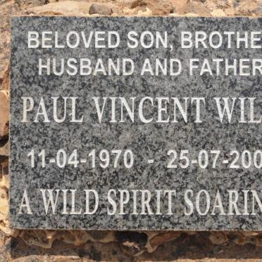 WILD Paul Vincent 1970-2006