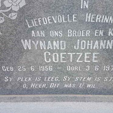 COETZEE Wynand Johannes 1956-1973