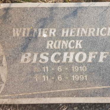 BISCHOFF Wilmer Heinrich Runck 1910-1991