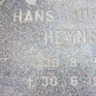 HEYNS Hans Jurrie 1913-1914