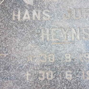 HEYNS Hans Jurrie 1913-1914