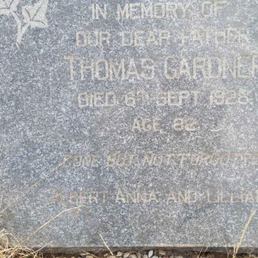 GARDNER Thomas -1928