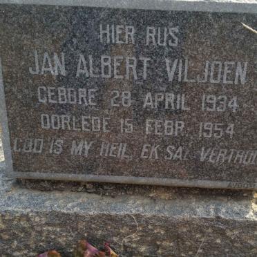 VILJOEN Jan Albert 1934-1954