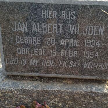 VILJOEN Jan Albert 1934-1954