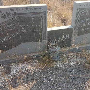 VILJOEN Petrus H.J. 1888-1968 &amp; Jacomina H.C. COETZEE 1891-1973