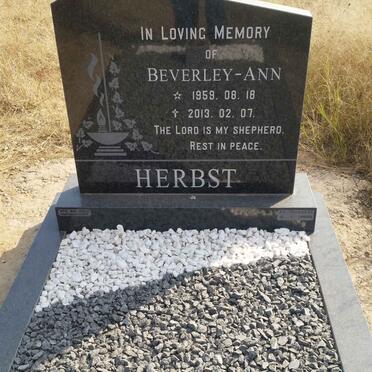 HERBST Beverley-Ann 1959-2013