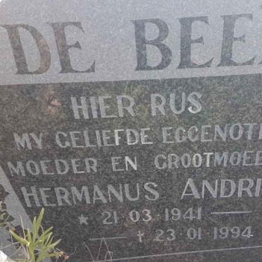 BEER Hermanus Andries, de 1941-1994