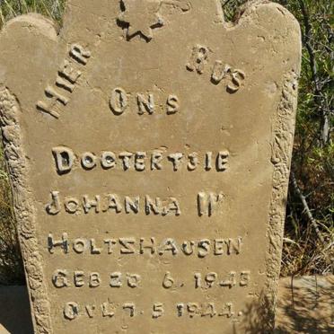 HOLTZHAUSEN Johanna Wilhelmina 1943-1944