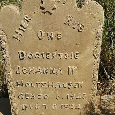 HOLTZHAUSEN Johanna Wilhelmina 1943-1944