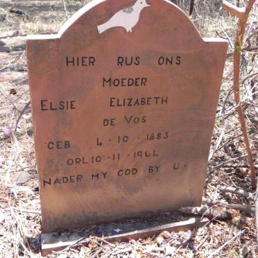 VOS Elsie Elizabeth, de 1883-19?4