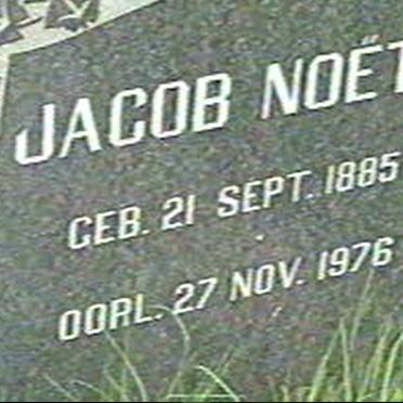 NOETH Jacob 1885-1976