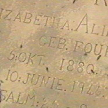 SWART Elizabetha Alida nee FOURIE 1880-1946