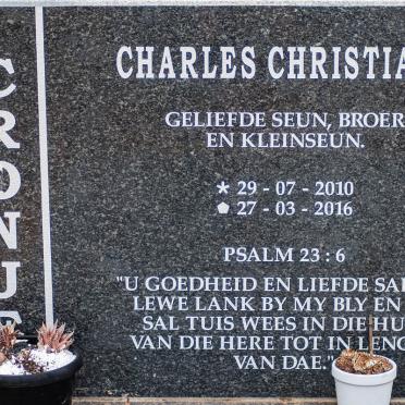 CRONJE Charles Christiaan 2010-2016